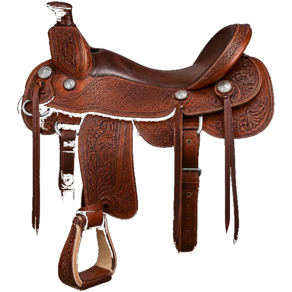 Oak & Rein western floral saddle